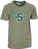NCAA Vintage 1979 Michigan State Spartans Basketball National Champions Heather/Green T-Shirt