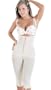 Ann Michell Braless Long Leg Bodyshaper Style 3002 - Black - Medium