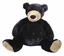 Plush Kinda Big Black Bear 20"
