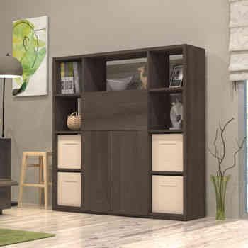 Brand New Daven Daily System Wall Organizer, Space Saving Design, Power and Usb Module Installed for Charging Electronics Devices, Scratch, Stain, and Burn Resistant, Perfect for Any Room