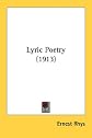 Lyric poetry (The Channels of English literature)