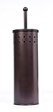 Taymor Coated Oil Rubbed Bronze Tall Toilet Bowl Plunger with Lid