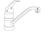Elkay LK4160 Kitchen Faucet, Chrome