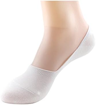 SHOWUP Mens Casual Cotton No Show Socks Low Cut Slip Resistant