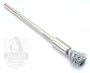 Steel Wire Brush - 2 1/4" L - 3/16" Shaft - 3/8" x 1/4"