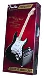 Fender Starcaster Electric Guitar Pack - Black, Maple Fretboard