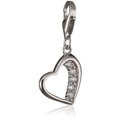 Rafaela Donata Charms Republic Anh�nger Herz mit wei�em Zirkonia 60600145