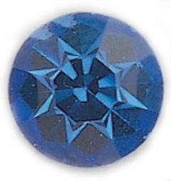 G&uuml;termann / KnorrPrandell 6138233 - Strass flach 3,5mm blau, 21 St&uuml;ck/Beutel