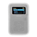 CLEAR Premium Silicone Skin Case Cover for SanDisk Sansa Clip Plus 4GB , 2GB , 8GB + Live*Laugh*Love Silicone Wrist Band!!!