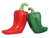 Red Green Hot Chili Pepper Salt & Pepper Shaker S/P