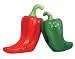 Price Comparison : Red Green Hot Chili Pepper Salt & Pepper Shaker S/P