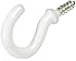 The Hillman Group The Hillman Group 852711 3/4 In. Cup Hook White Vinyl 50-Pack