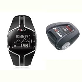 Polar FT80G1 Black Heart Rate Monitor Watch with G1 GPS Sensor