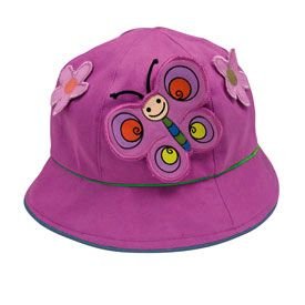Butterfly Sun Hat - Size 2/3, by Kidorable