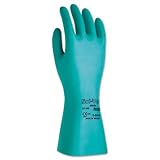 UPC 076490000042 product image for AnsellPro AHP371459 Sol-Vex Nitrile Gloves Size 9, 12/Pairs, Green | upcitemdb.com