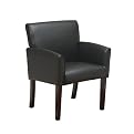Modular Guest Chair - Black/ Mahogany