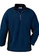 Big Mens Color-Block Half-Zipper Polyester Fleece Sweater - Premium Collection (Big & Tall and Regul