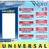 Universal Cooker Hood Filter 2pk With Grease Indicators