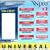 Universal Cooker Hood Filter 2pk With Grease Indicators