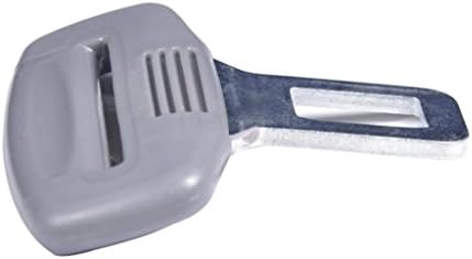 2-pack Universal Car Vehicle Seat Safety Plastic Belt Buckle Gray