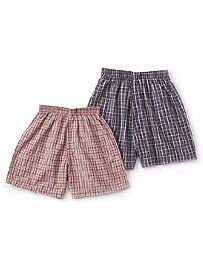 Buy Boys’ Boxers – 2 Pack Plaids