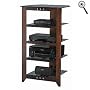 Sanus NFA245 5-shelf audio component rack Mocha