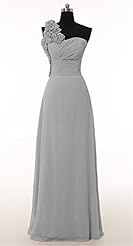 Empire   Waistline Lace One Shoulder Prom Dress 