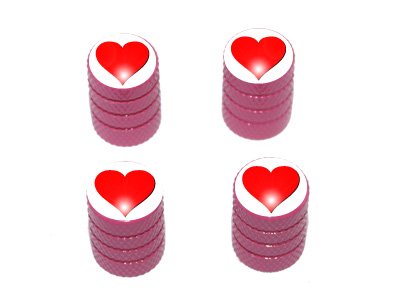 Cheap Heart - Love Tire Rim Valve Stem Caps - Pink Cheap Heart - Love Tire Rim Valve Stem Caps - Pink