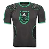 Gilbert Xact Charger Rugby Protection Vest (Blk/Grn)