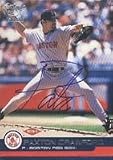 Paxton Crawford, Boston Red Sox, 2001 Pacific Autographed Card
