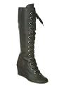 Fly London Detail Lace Up Knee Boot