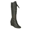 Fly London Detail Lace Up Knee Boot