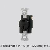 Panasonic 埋込コンセント(接地3P)ブラック WF1430BK