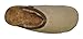 Eurow Men's Hardsole Sheepskin Scuff Slipper - Sand/Stoney