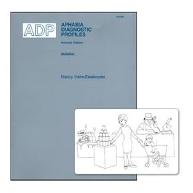 Click here to buy ADP: Aphasia Diagnostic Profiles - ADP - Model 558883 by Sammons Preston.