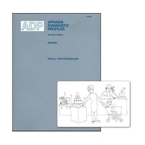 Click here to buy ADP: Aphasia Diagnostic Profiles - ADP - Model 558883 by Sammons Preston.
