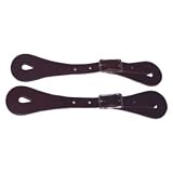 Western Latigo Leather Straight Spur Straps