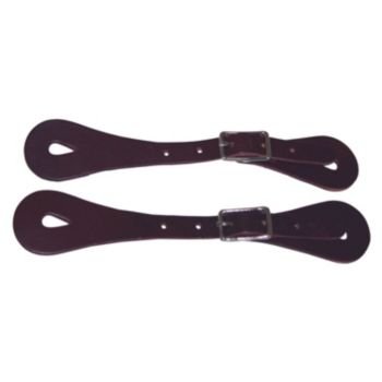 Western Latigo Leather Straight Spur Straps