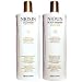 Nioxin System 3 Cleanser & Scalp Therapy Liter SET (33.8oz Each)