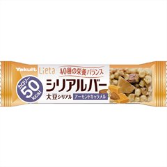 【ヤクルトヘルスフーズ】リエータ シリアルバー アーモンドキャラメル 12本セット 14g×12本