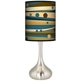 Dots & Waves Giclee Kiss Table Lamp