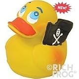 Pirate Rubber Duck Bath Toy - Natural Latex Rubber... by