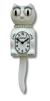 The Original Kit Cat Klock - White Lady Kit-Cat Clock