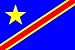 3 x 5 Feet Democratic Republic Congo Poly - indoor International Flag Made in US.