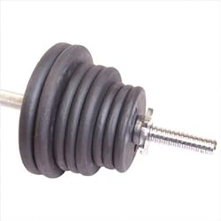 Cap Barbell Weight Set with Threaded Bar Black 1-Inch 100 Pound discounted