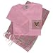 Women's pink plaid PJ's German Shepherd