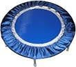 Needak Rebounder - Non-Folding Soft Bounce Platinum Blue Edition Trampoline
