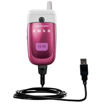 Classic Straight USB Cable for the Sony Ericsson z310a with Power Hot Sync and Charge capabilities - Gomadic Brand w/ TipExchange Technology