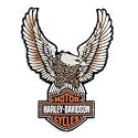 H-D Upright Eagle Tin Sign 99349-09V
