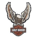Harley-Davidson® Upright Eagle Tin Sign. Embossed. 99349-09V